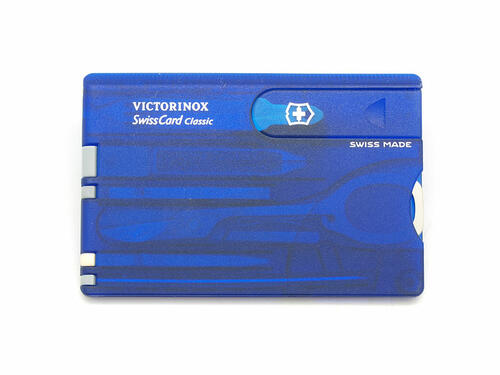 Victorinox SwissCard Classic Blue Translucent 