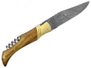 Zavírací nůž Laguiole Bougna 5292 damašek, palisan