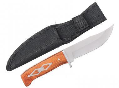 Nůž 9365 dřevo/kov ornamet