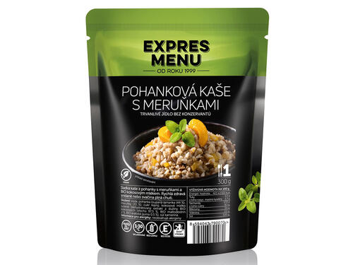 Jídlo Pohanková kaše s meruňkami 1 porce