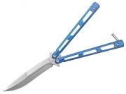 Nůž motýlek Albainox 02143 modrý