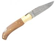 Zavírací nůž Laguiole Bougna damašek palisandr