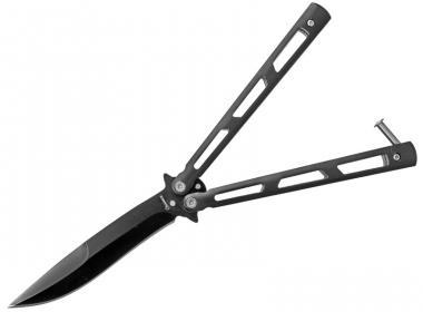 Nůž motýlek Albainox 02141 černý