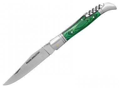 Nůž Pradel Evolution 30377 zelený, vývrtka